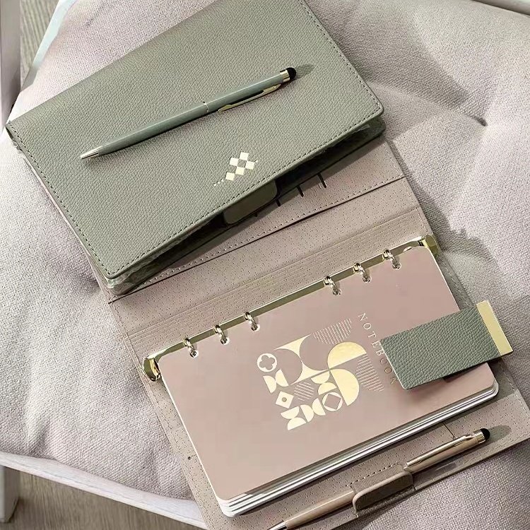 Lovely New Design Decorative Pattern Hardcover Stationery Cute Paper Notebooks Set For Students