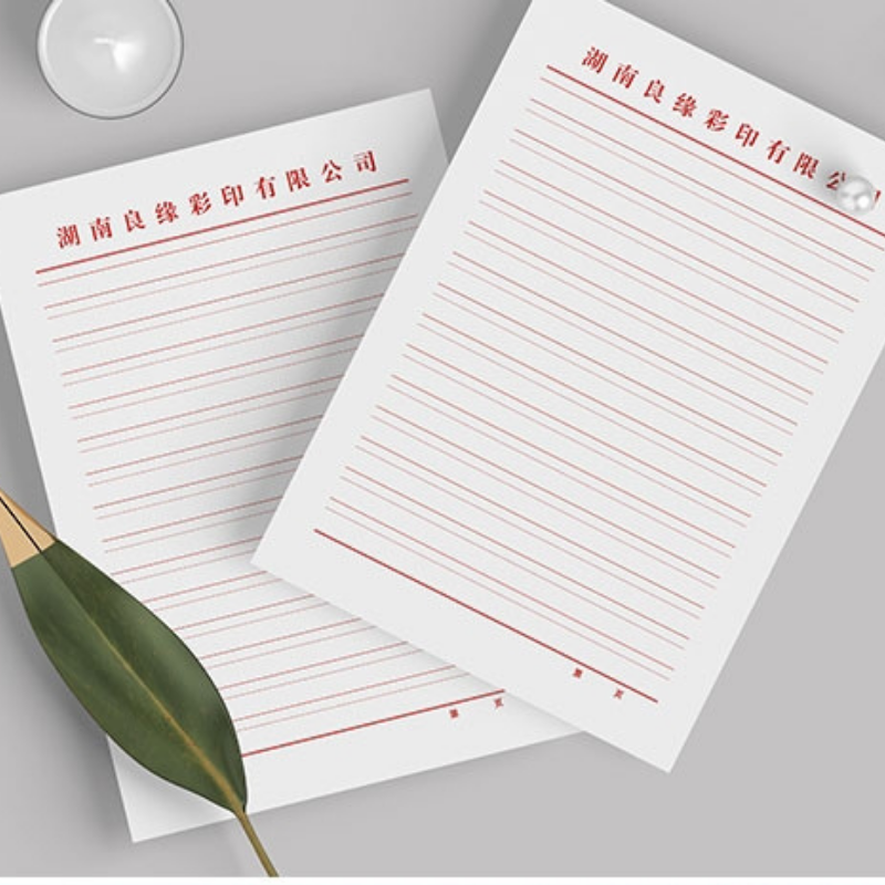 Custom Office Steno Stationery Legal A2 A5 Bank Note Refile Paper Memo Desk Pad Private Label Large Size Business Notepads