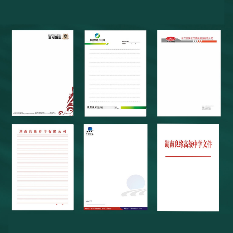 Custom Office Steno Stationery Legal A2 A5 Bank Note Refile Paper Memo Desk Pad Private Label Large Size Business Notepads