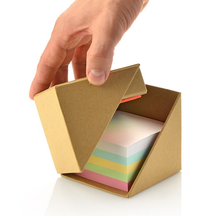 Eco Recycled Notebook With recycled Pen for stationary sticky note