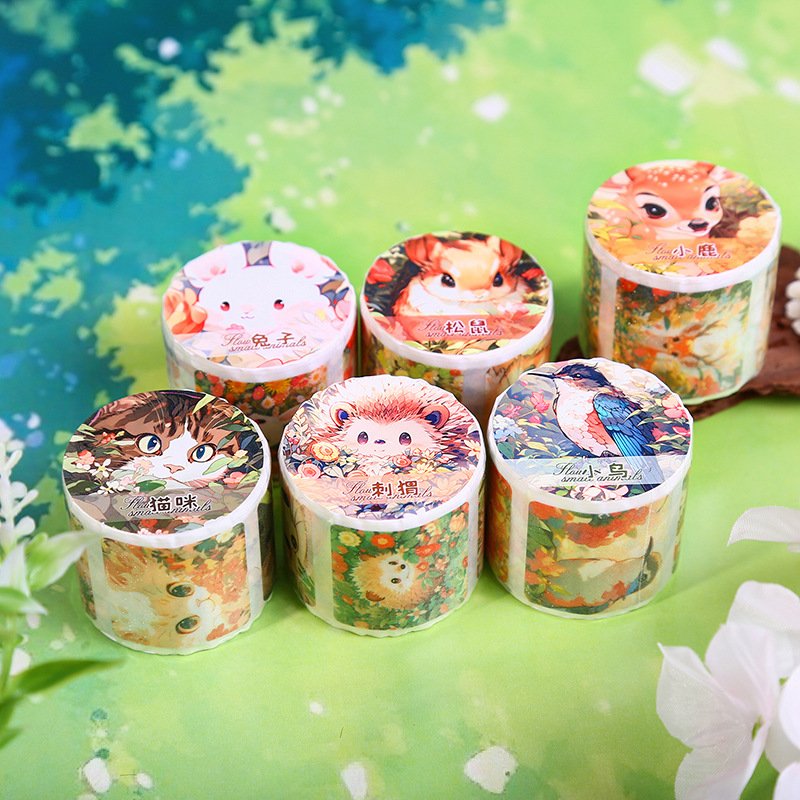 Flower Critter junk journal Glitter Sand Disposal scrapbook paper Material Decorative scrapbooking supplies