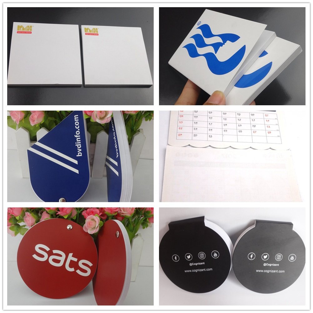 custom printing paper full color cheap Notebook memo pad for Promo Gifts