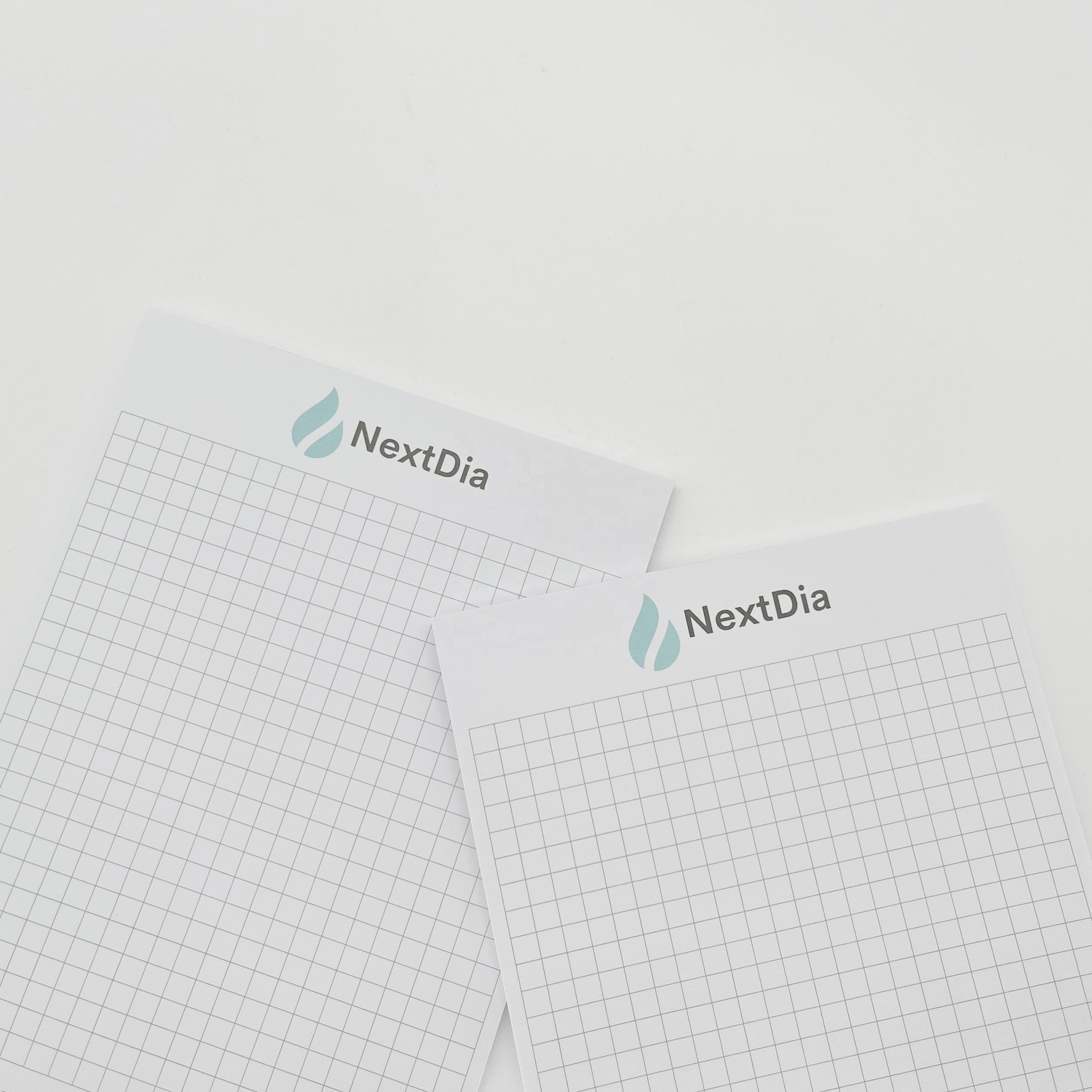 Custom Logo Printed Loose Leaf a5 Memo Pad Grid Design Memo Pad Business 80gsm Paper Notepad