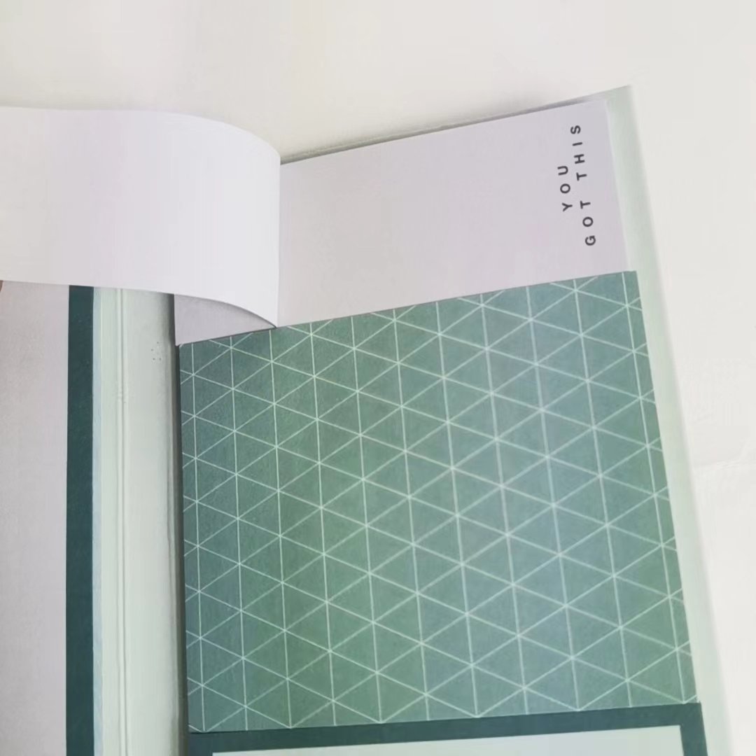 Customized Die Cut Sticky Notes Set Self-Adhesive Memo Pad with Hot Stamping Foil Cover Stationery Magnetic Paper for Writing