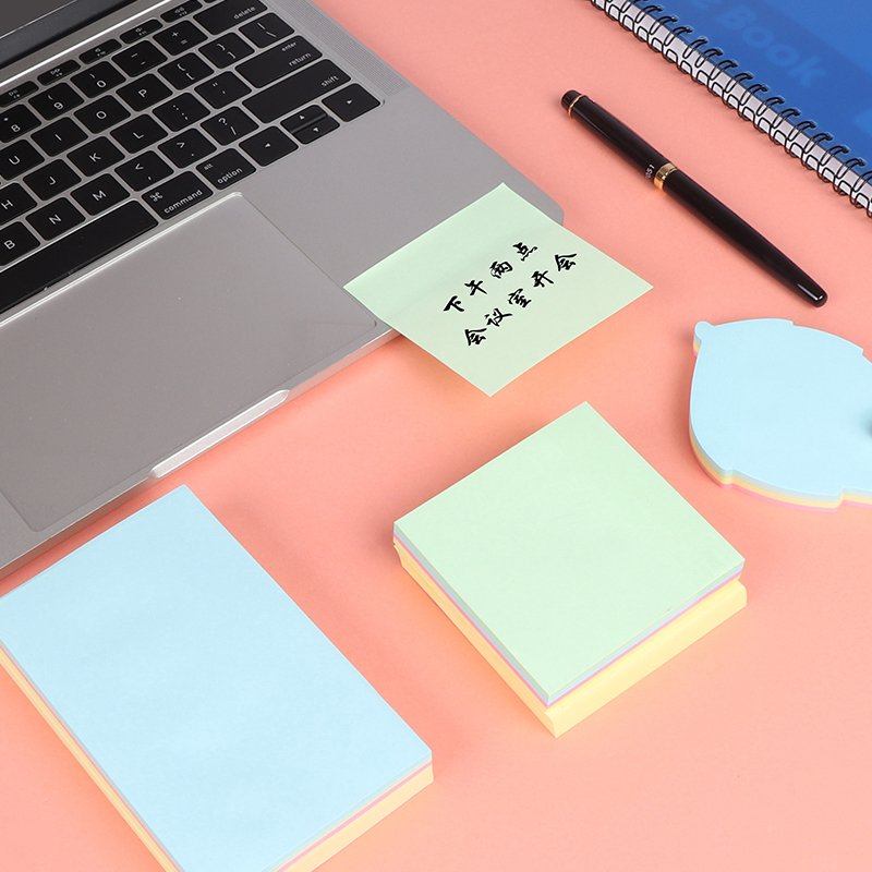 Stationery School Supplies 127*76mm Colorful Paper Sticky Note Pad Custom 3*5 Inches Memo Pad Index Posted Sticky It Note Pad