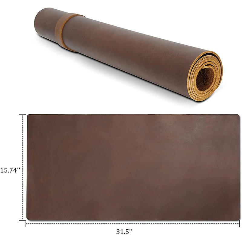 Leather Large Mouse Pad Vegan Laptop Desk Table Protector Writing Mat for Office