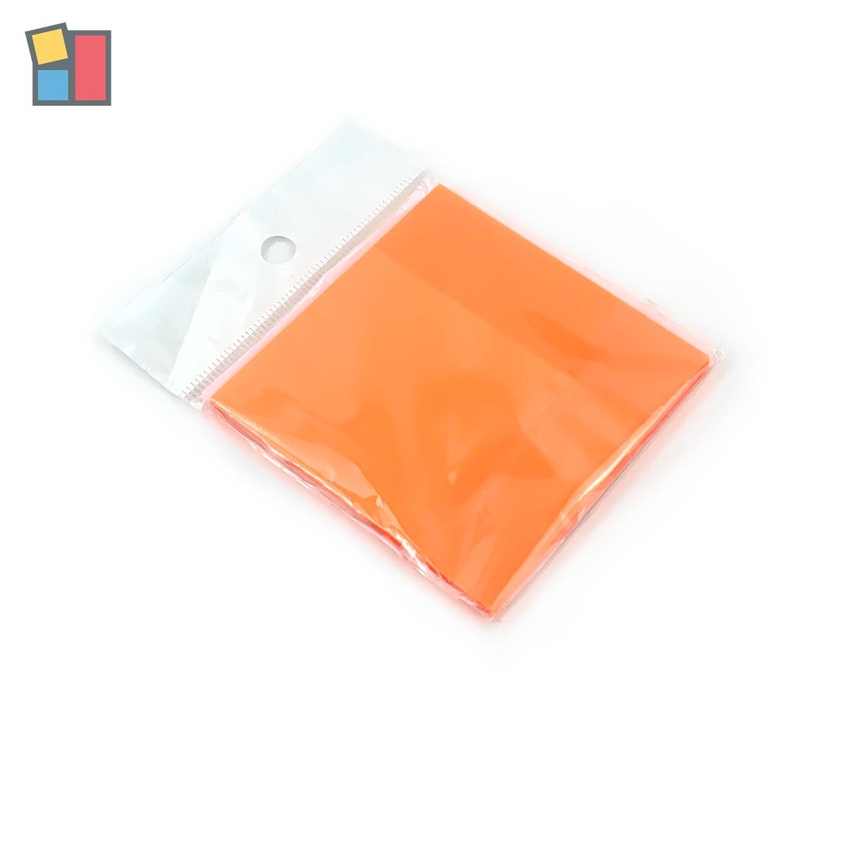 Custom PET transparent waterproof sticky note self adhesive orange transparent page school office supplies sticker memo pads