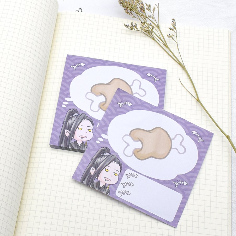 4x6 Inches Kawaii Stationery Self-Adhesive Sticky Note Pads Magnetic for Office or Gift Large Bulk Custom Supply Low MOQ