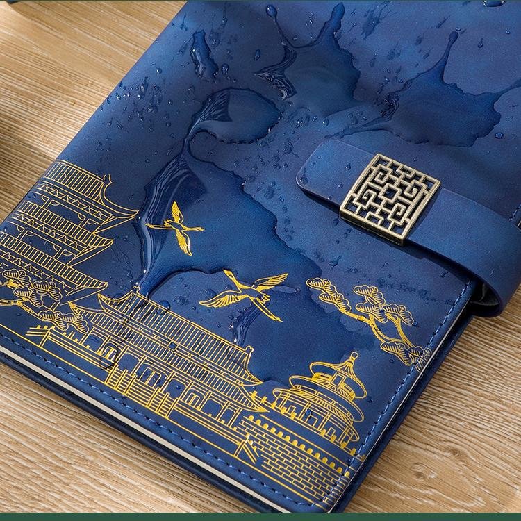 2025 Daily Planner A5 Wholesale Printed Pu Leather Journal Notebook With Index Magnetic Planner With Good Quality