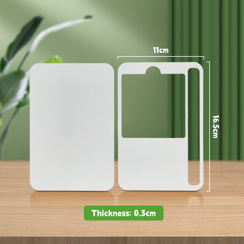 Factory supplier Single-sided White Sticky Note Tray Multiple Trays MDF Custom Sticky Notes Sublimation Note pad holder