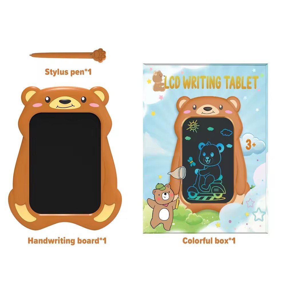 Kids Drawing Toys Lcd Writing Tablet Digital Writing Pad Erasable Doodle Board 8.5 Inch Cartoon Kids Slate Graffiti Board