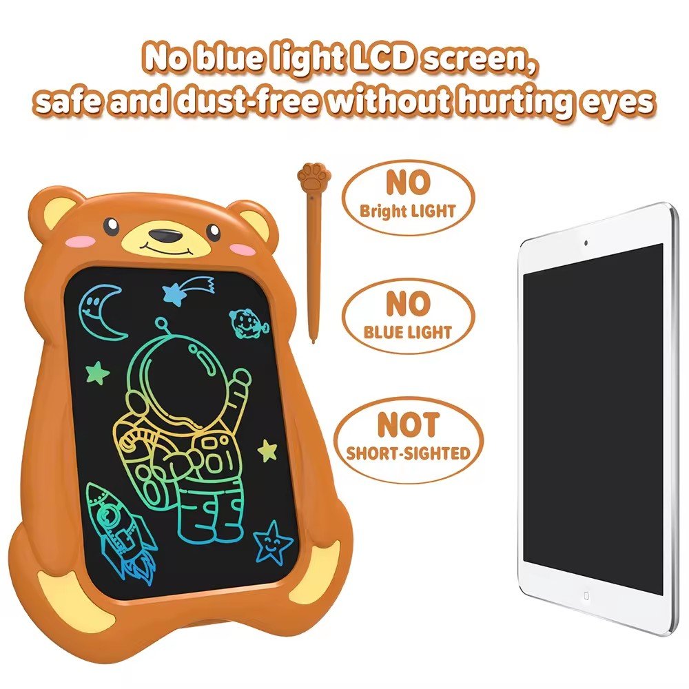 Kids Drawing Toys Lcd Writing Tablet Digital Writing Pad Erasable Doodle Board 8.5 Inch Cartoon Kids Slate Graffiti Board
