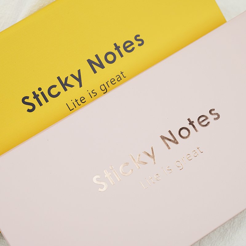 New Design Notepads Sticky Notes Set Custom Customized Sticky Notes Memo Pad Colorful Notepads