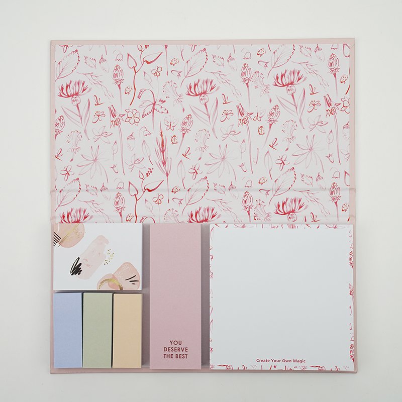 New Design Notepads Sticky Notes Set Custom Customized Sticky Notes Memo Pad Colorful Notepads