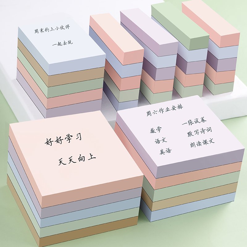 Anime Logo Custom Printed Memo Pad Sticky Note Pad Square Memo Pad Blank With Good Price