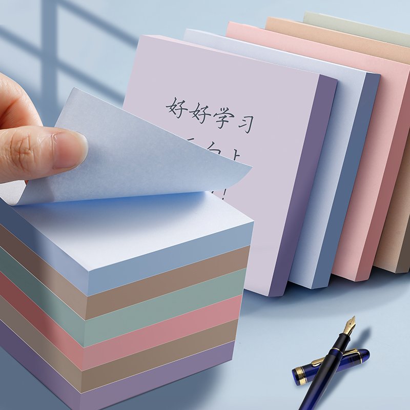 Anime Logo Custom Printed Memo Pad Sticky Note Pad Square Memo Pad Blank With Good Price