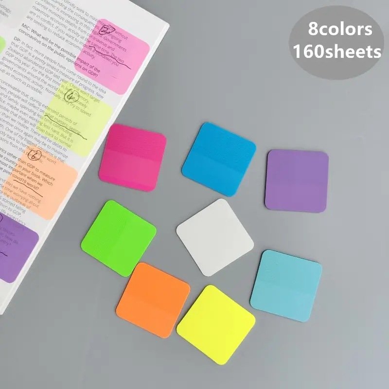 Price Cheap Hot Selling 3X3 Inch Multi Color Student Sticky Note Pad 10 Colors Adhesive Stationery Sticky Note For School Office