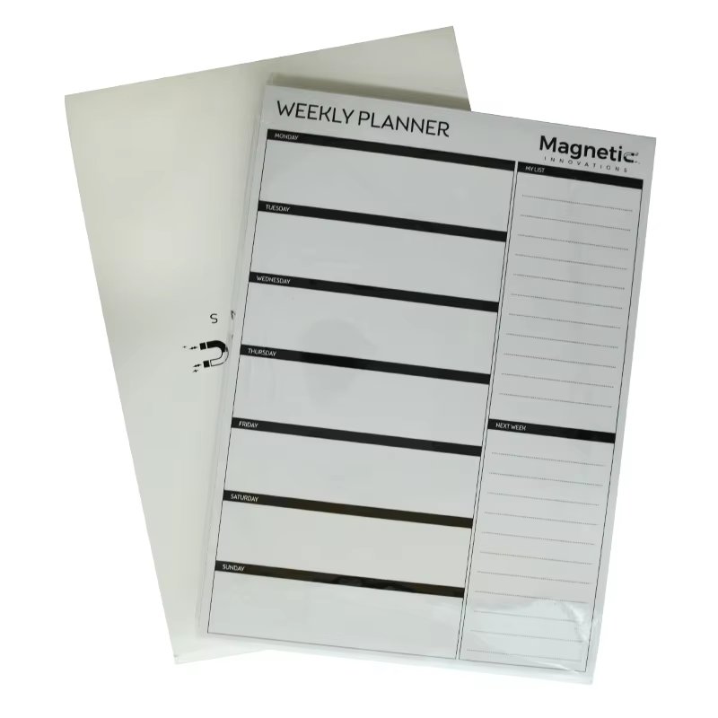 Hot Sale Cake Refrigerator Dry Erase Weekly Planner Calendar Refrigerator Magnetic Whiteboard