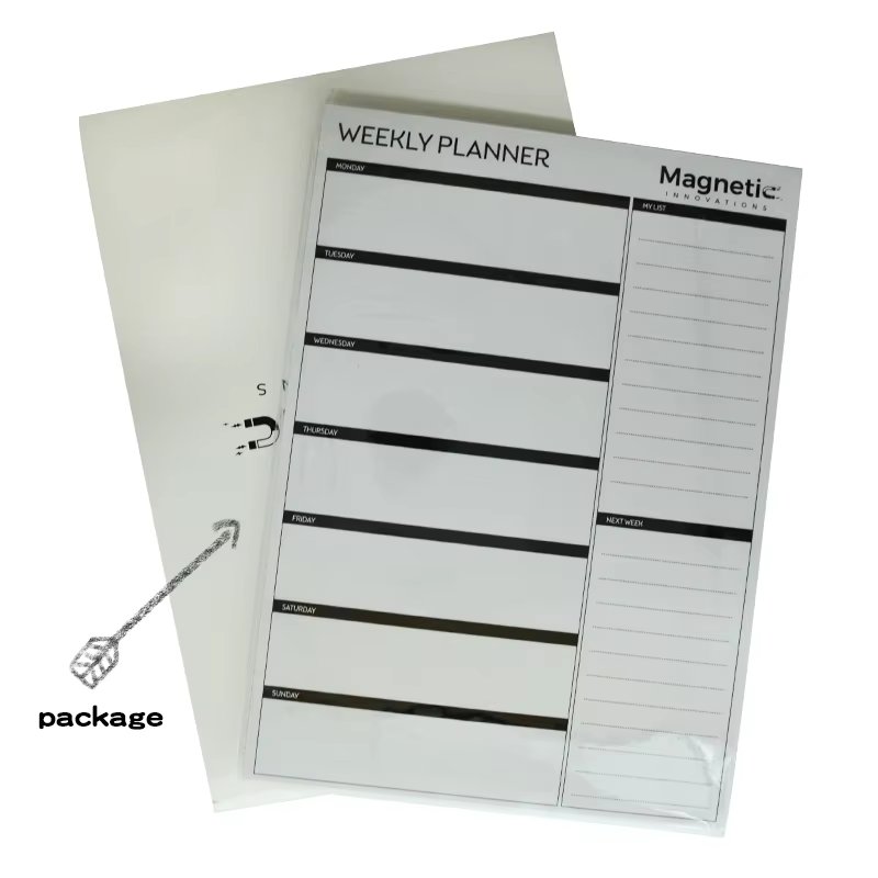 Hot Sale Cake Refrigerator Dry Erase Weekly Planner Calendar Refrigerator Magnetic Whiteboard