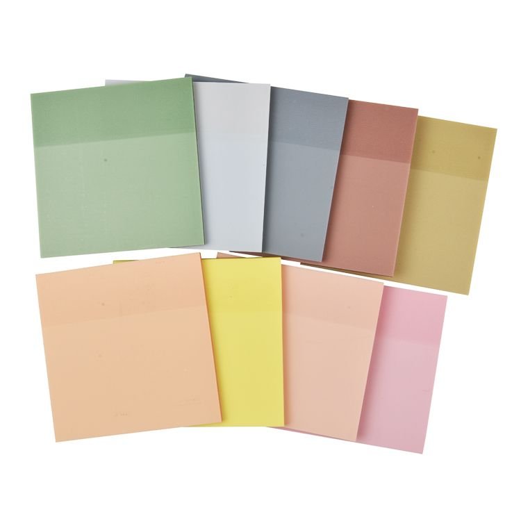 Moranti Self-Adhesive Memo Pad Waterproof PET Sticky Note with Magnetic Feature School Office Gift Use Available Various Colors