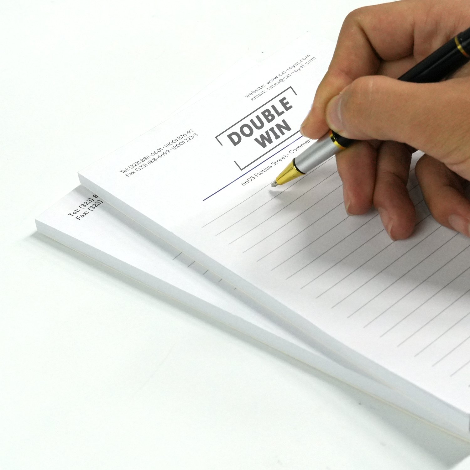 Custom School Corporate Daily To Do List Tear off Memo Pad Notepad with Logo Printed Stationary Set