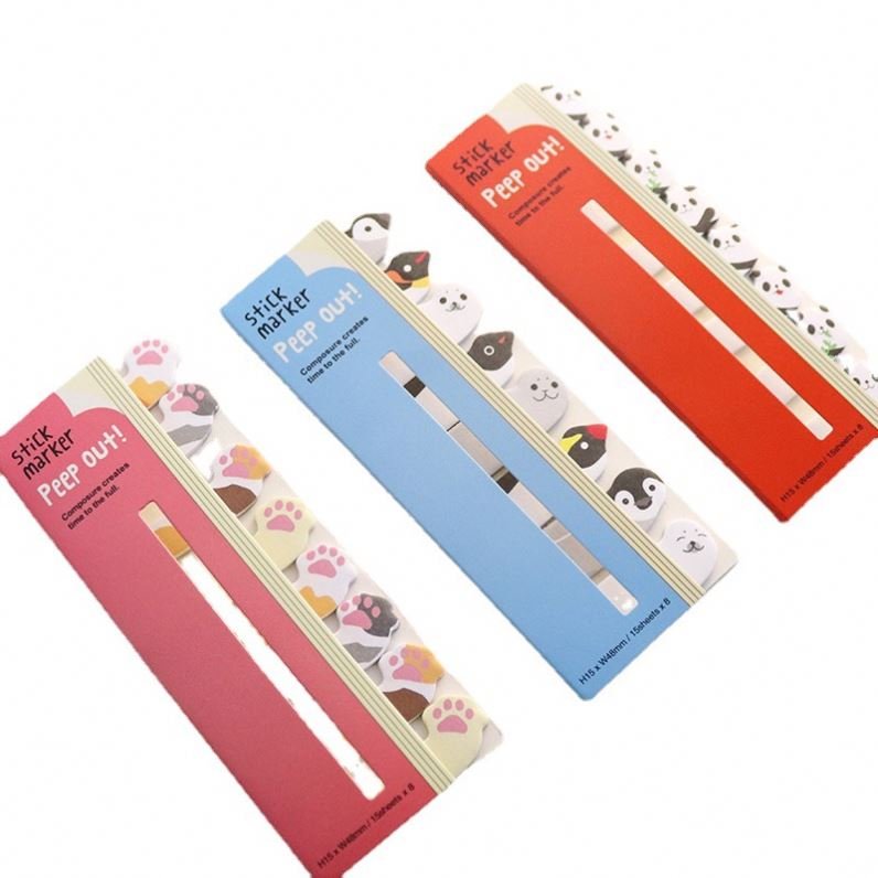 Factory Cute Cartoon Animal Memo Pad Student Stationery Memo Pad Mini Memo Pad