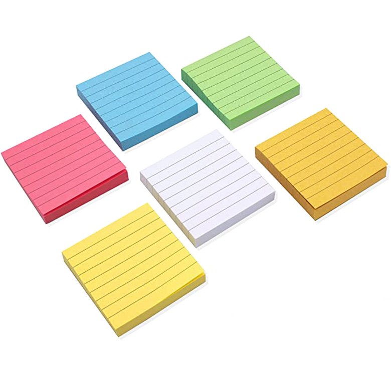 Self- adhesive Removable Sticky Notes With Lines