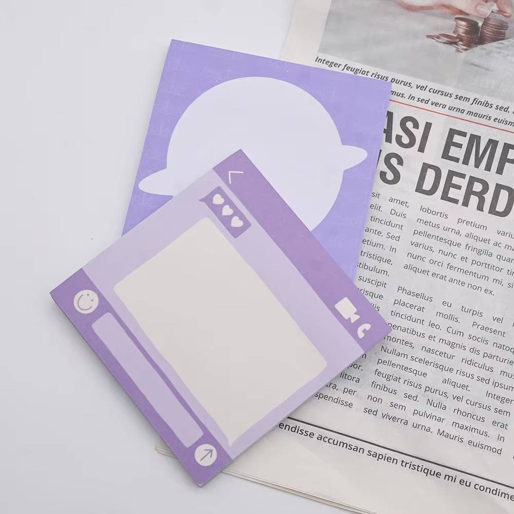 New Cartoon Cute Memo Pads Student Stationery Memo Pads Promotional Memo Pads for kids