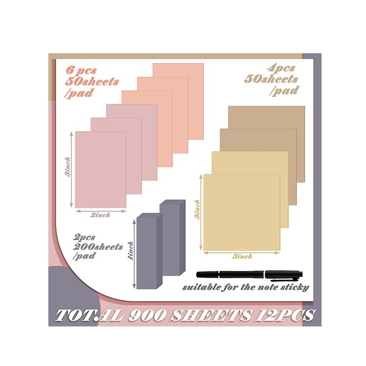 Supplier OEM creative design Pastel bible Transparent PET Sticky Note Sets pads Self-adhesive Memo Pad for Bible Journaling