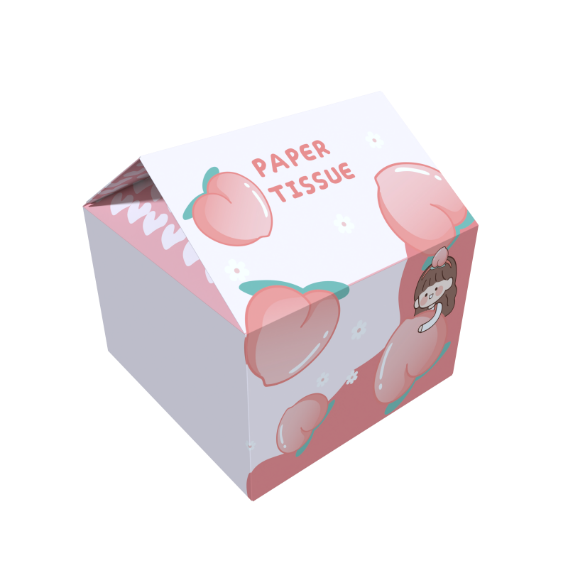 Custom Logo Printed Memo Pad Sticky Note Condensed Milk Shape Box Cute Message Paper Packaging Box With High Quality