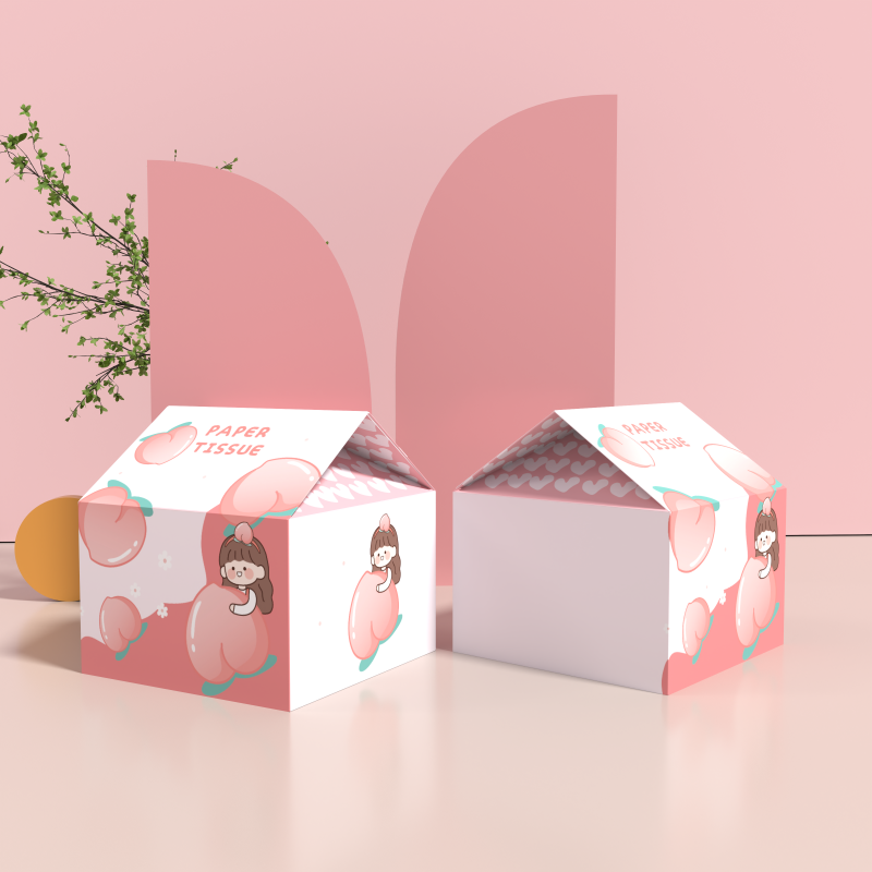Custom Logo Printed Memo Pad Sticky Note Condensed Milk Shape Box Cute Message Paper Packaging Box With High Quality