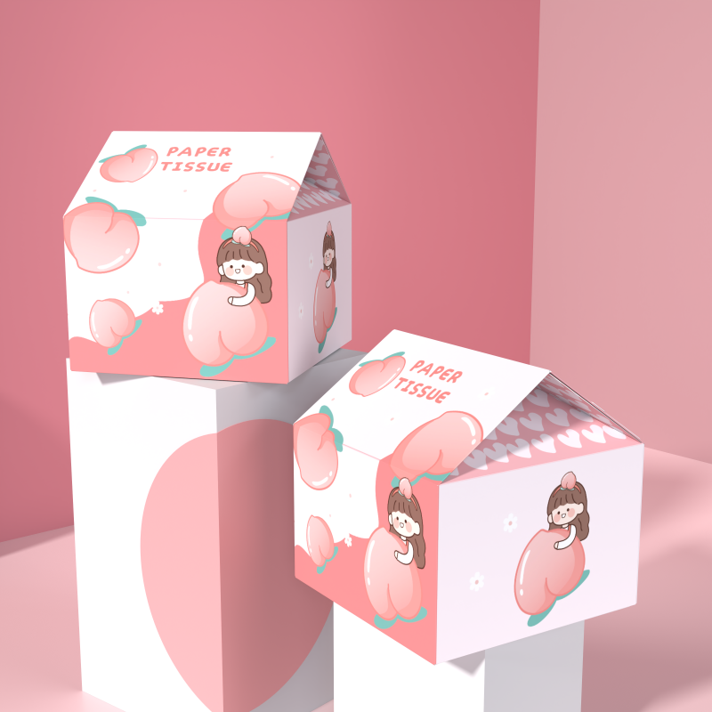Custom Logo Printed Memo Pad Sticky Note Condensed Milk Shape Box Cute Message Paper Packaging Box With High Quality
