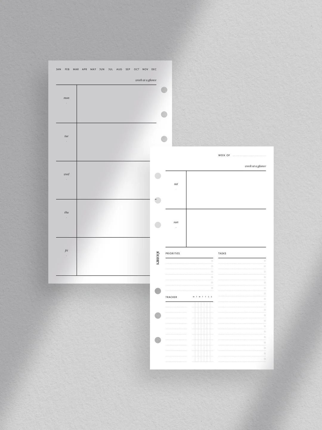 Customisable Project Planner Task List Check List Weekly Planner Memo Pad Working Efficiency High Quality Design No MOQ