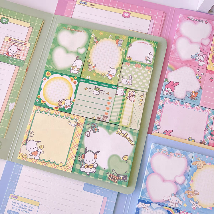 New Design OEM Sticky Notes Journal Notebook Clear Sticky Notes Pad Paper Sticky Note Sets