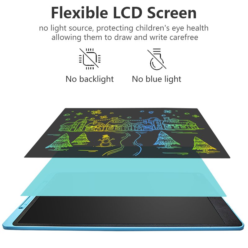 education graphics board for kid 16 inch digital drawing LCD pad colorful writing doodle electric memo Tablet Factory