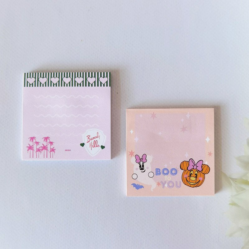 Stationery custom your own designs cute notepad memo pads 3*3in cartoon daily planner sticky notes for school