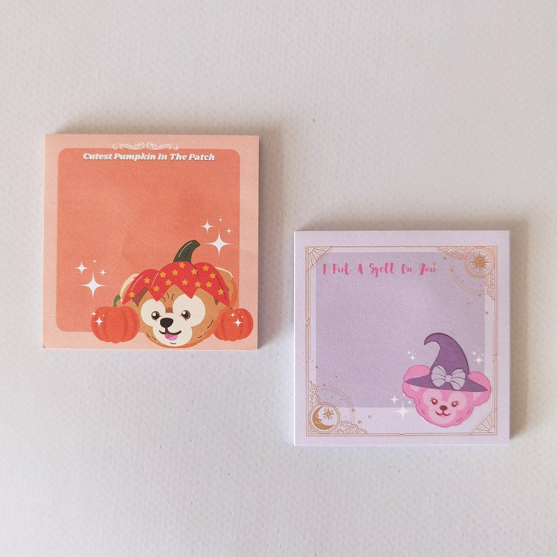 Stationery custom your own designs cute notepad memo pads 3*3in cartoon daily planner sticky notes for school