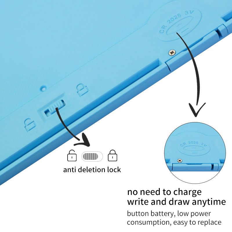 Magic Slate Digital Writing Tablet for Kids School Supplies LCD Draw Tablet with Color Screen LCD Draw Tablet 8.5 Inch