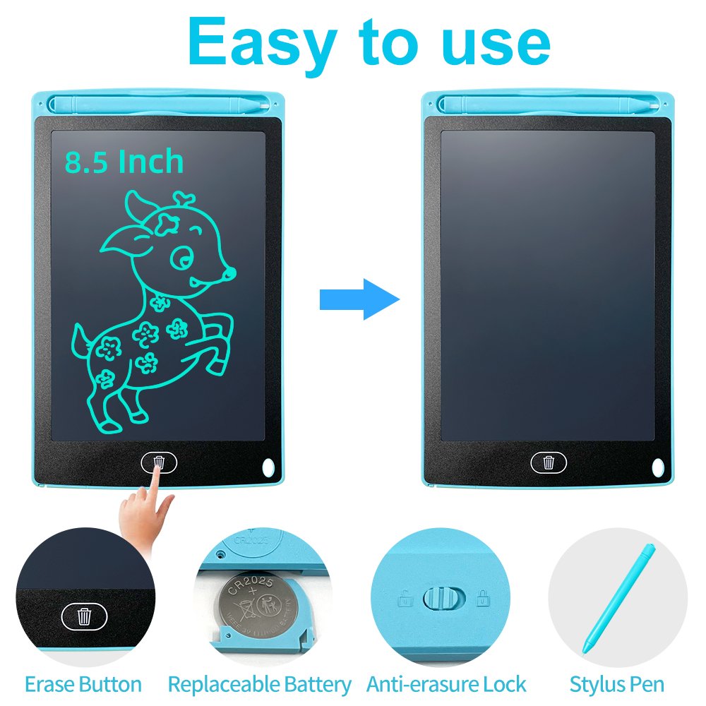 portable Low price 8.5 Inch LCD Writing tablet doodle pad digital memo pad Electronic Notepad for kids