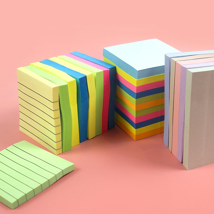 Professional Manufacturers Custom office Desktop Combined Type Sticky Notes Eco Friendly Cube Memo Pad Box with Pen Holder