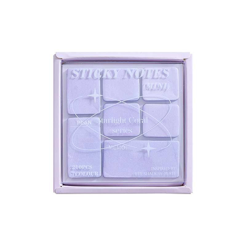 210pcs per box Convenience Stickers Starlight Coral Series Creative N Stickers Student Index Stickers Colorful Guestbook