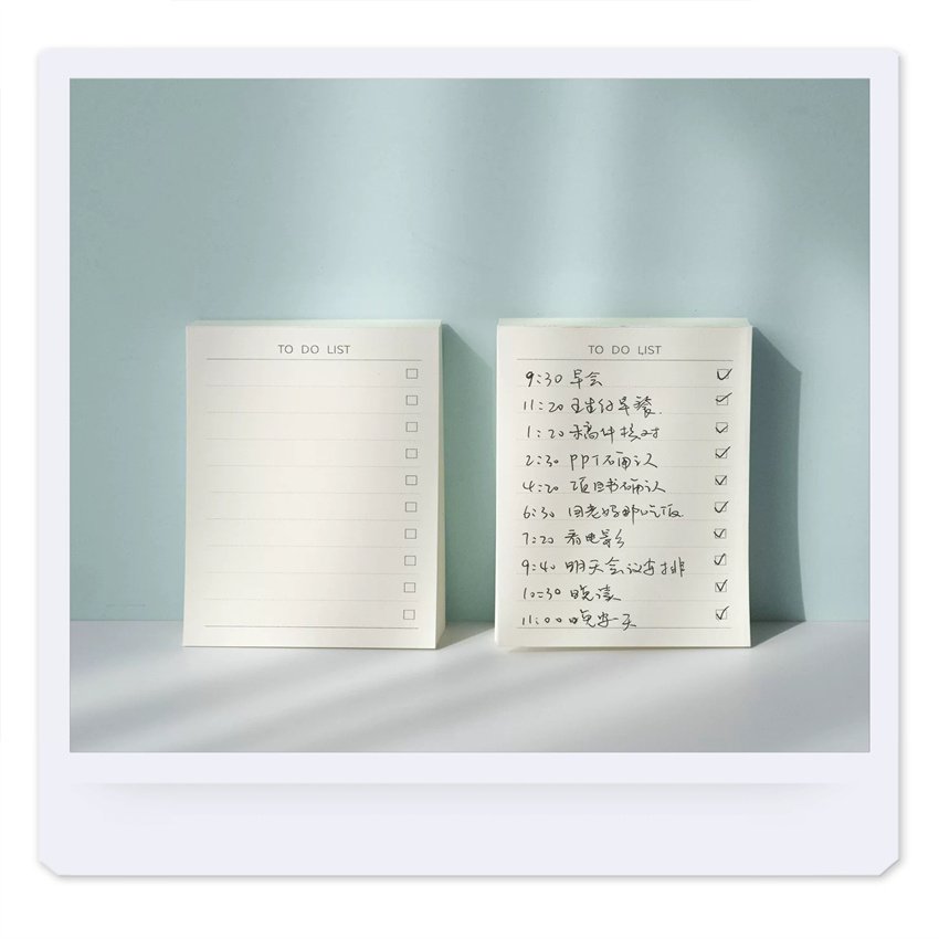 Custom Transparent notepad Waterproof Adhesive Strong Note-Taking Internet Celebrity South Korean Ins Creative Simple Notebook