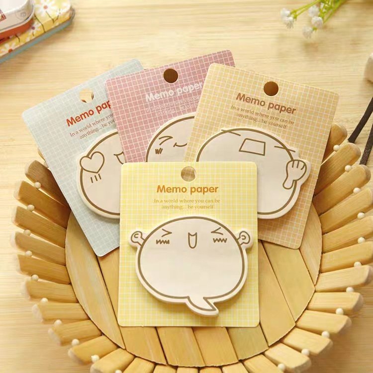 Custom Personalized Shapes Logo Custom Sticky Memo Notes Die Cut Unique Customizable Die Cut Memopad Sticky Note Sets