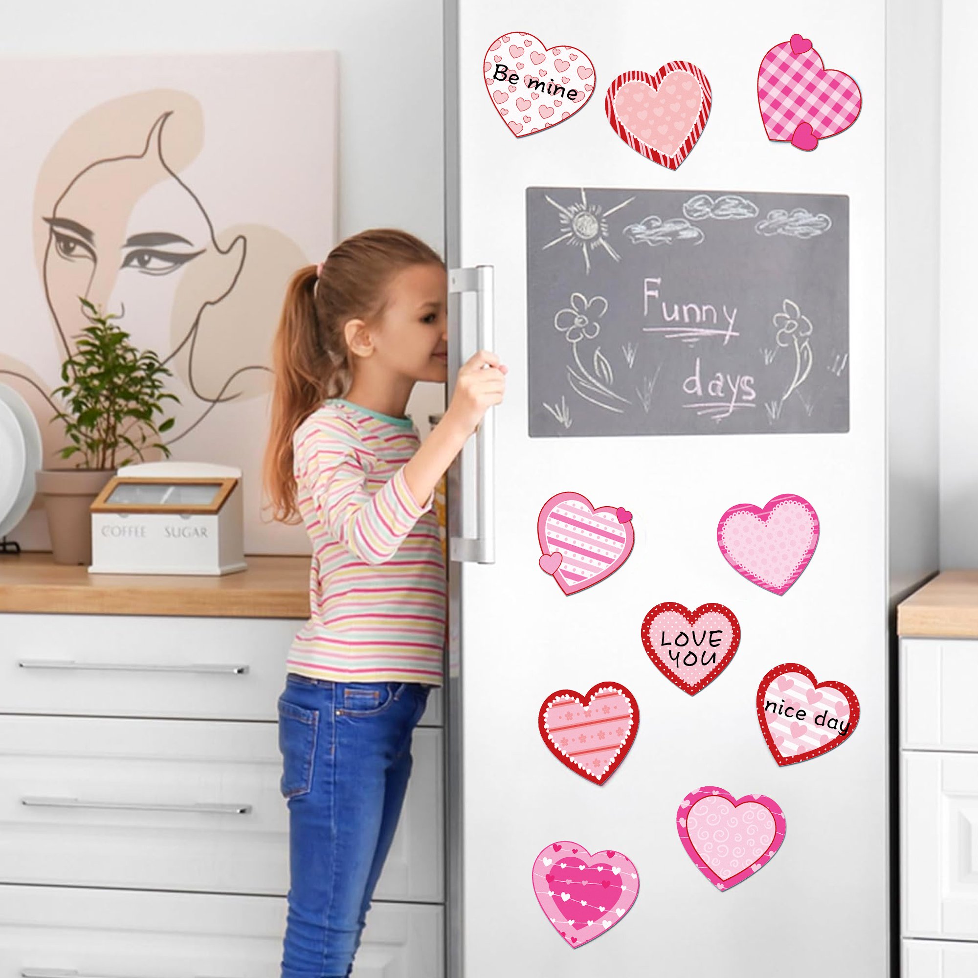 UB029 Valentine's Day Love Pattern Alien Sticky Notes Notepad For Office Gift Valentine's Day Party Decoration Supplies