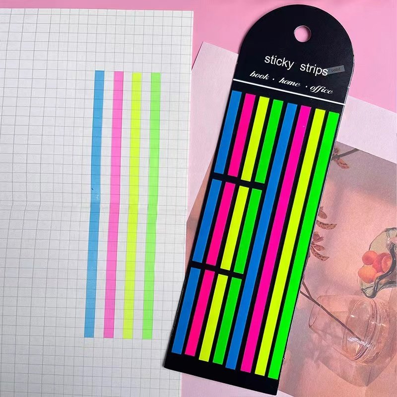 160 sheets Self-adhesive Transparent Sticky Notes Reading Annotation for Books Notepad Bookmarks Memo Pad Index Tabs