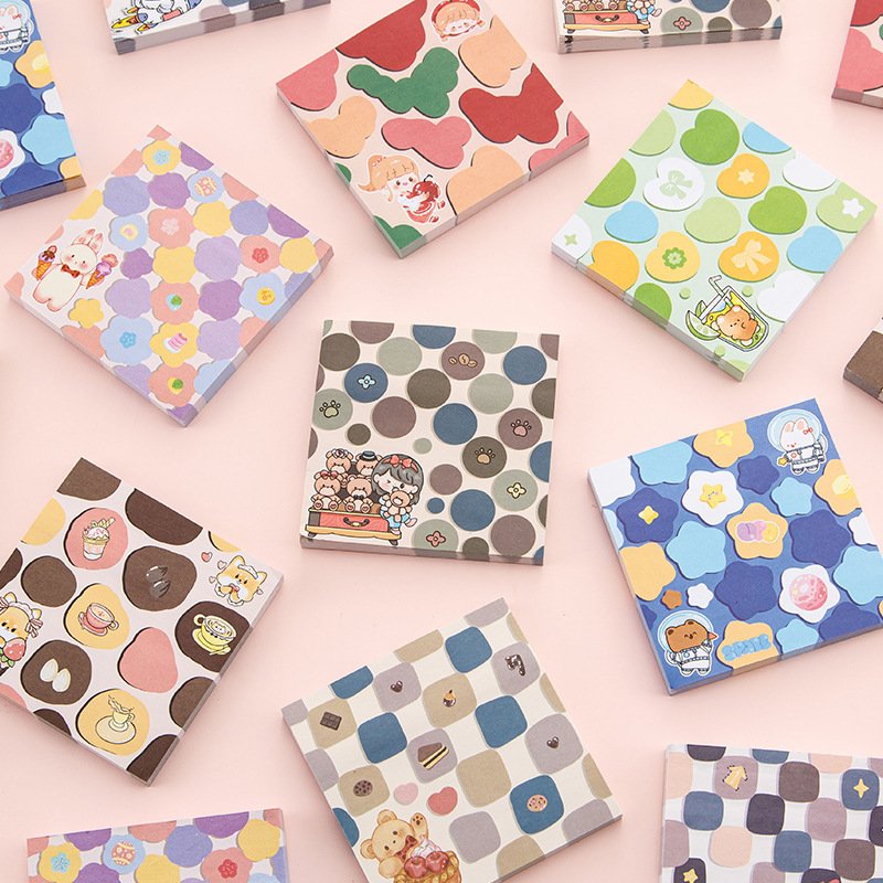 New Arrival Custom Color 50 Sheets Fashion Office School Supplier Notepad sticky notes