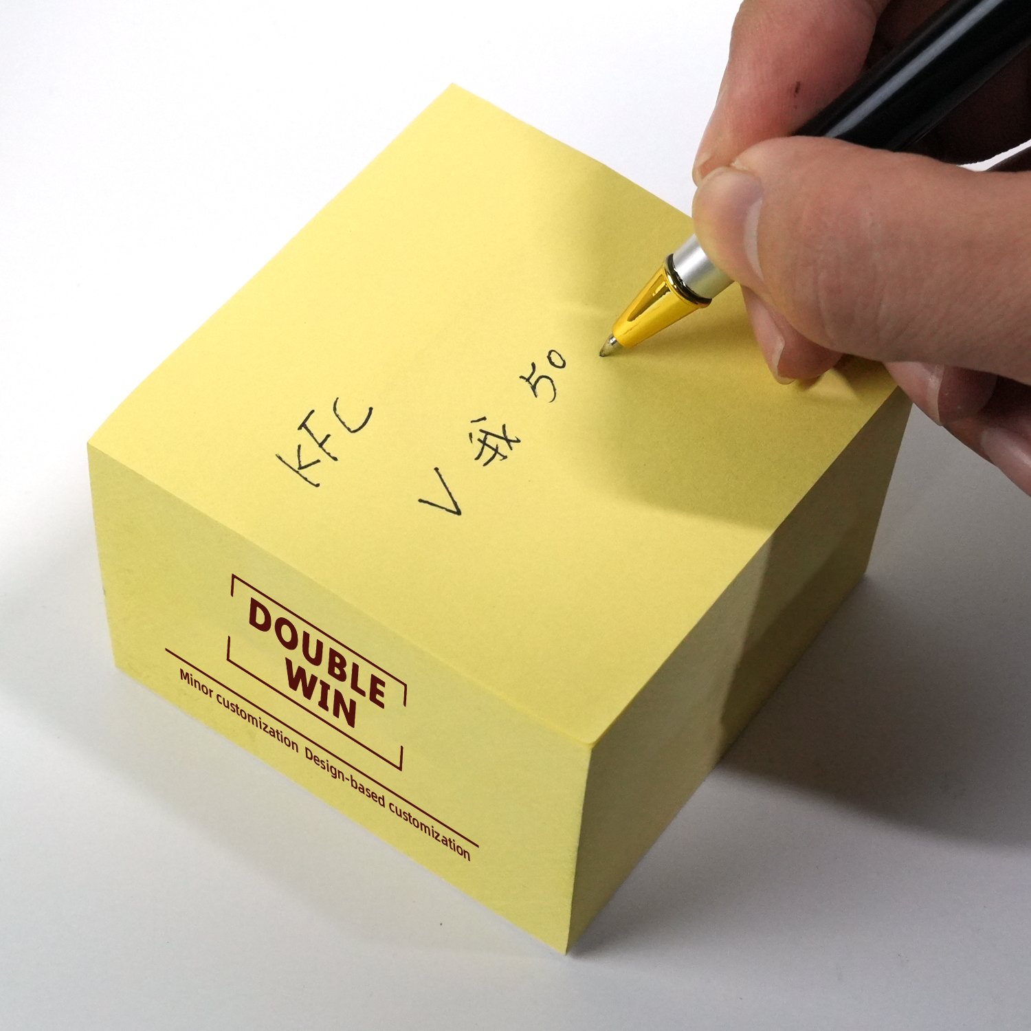 Kawaii Custom Logo School Corporate Print Sticky Glue Notes Memo Pads Stationary Set