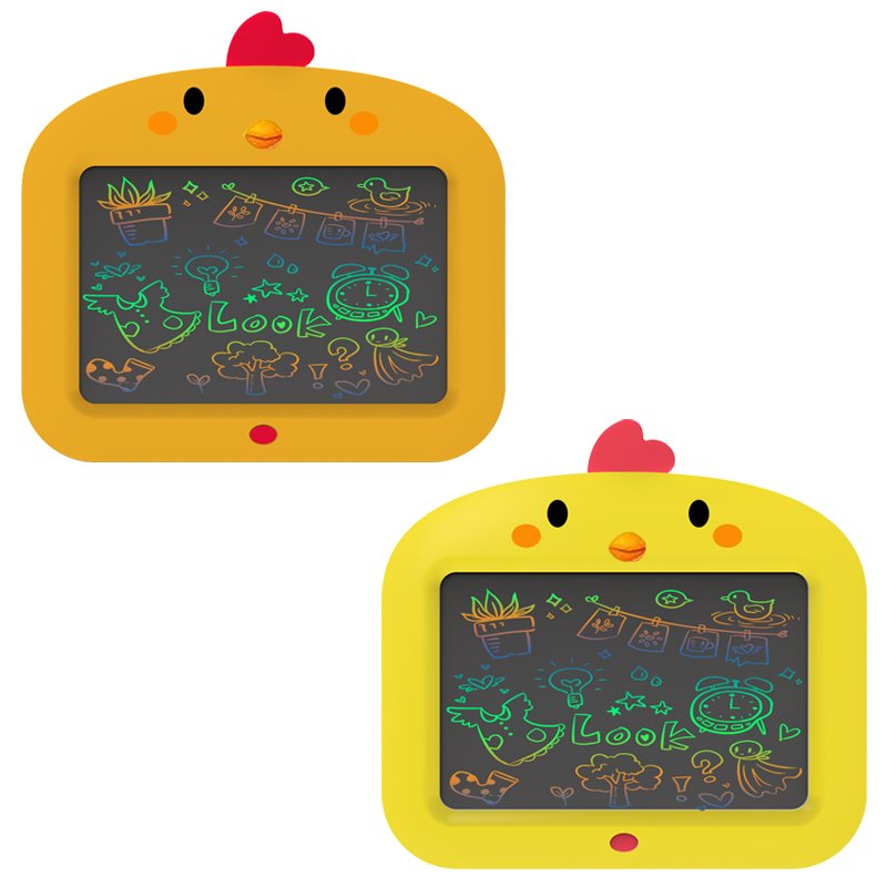 11'' chicken LCD Kids pad Children's Cartoon Animals LCD drawing board Erasable Electronic writing tablet