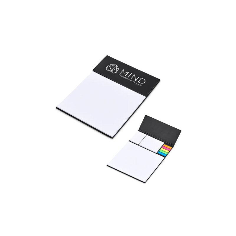 Wholesale Business Hard Cover Notepad Personalized Memo Pad Set Customized Sticky Note Memo Notepad with PET Flag
