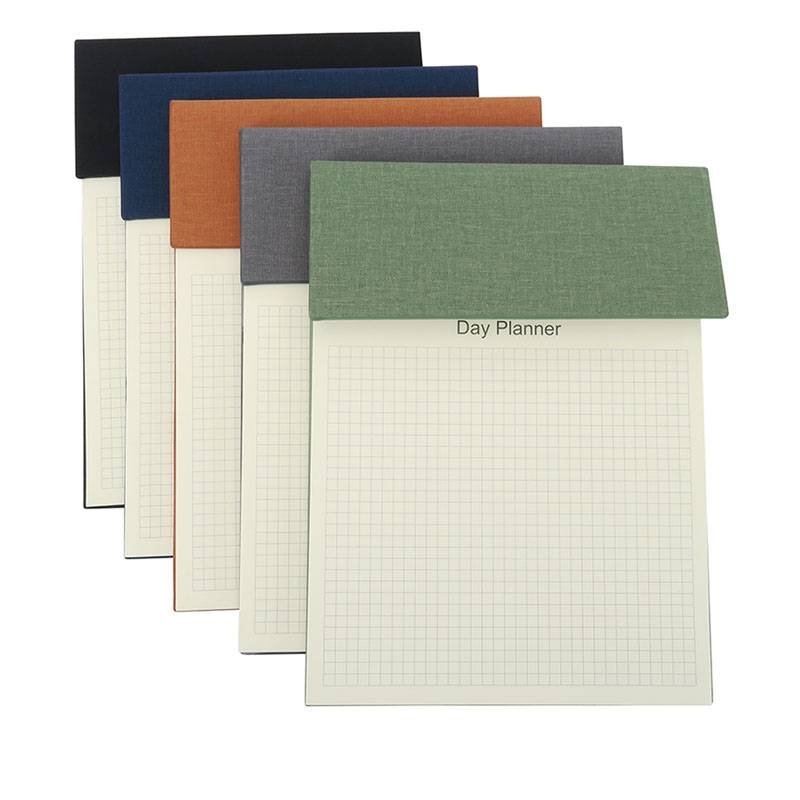 Wholesale Business Hard Cover Notepad Personalized Memo Pad Set Customized Sticky Note Memo Notepad with PET Flag